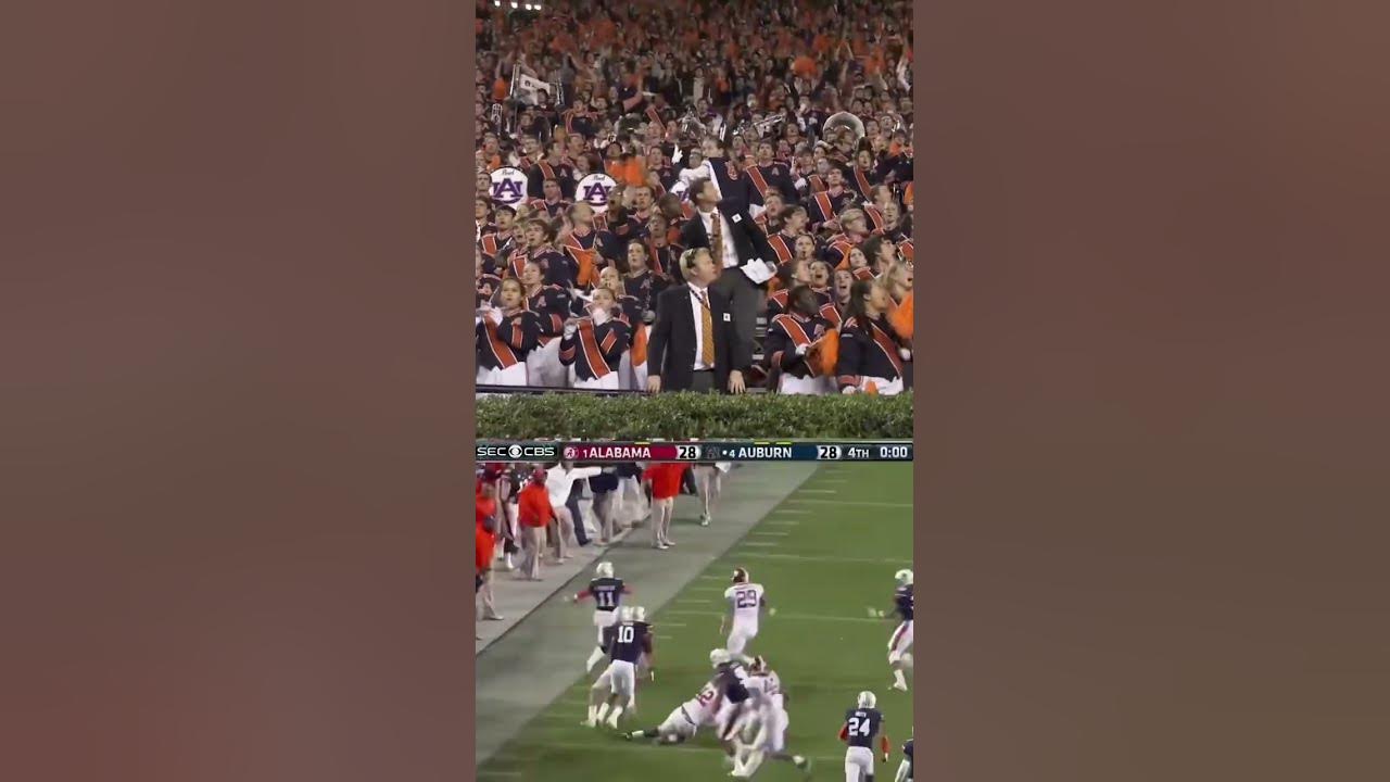 Auburn's band LOST THEIR MINDS during The Kick Six 🤣 #shorts