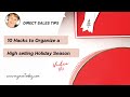 10 Hacks to Organize a High Selling Holiday Season   Video#2