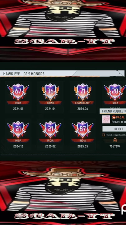 #finally FRIEND request accept hawk eye guild member region guild🗿🍷🗿