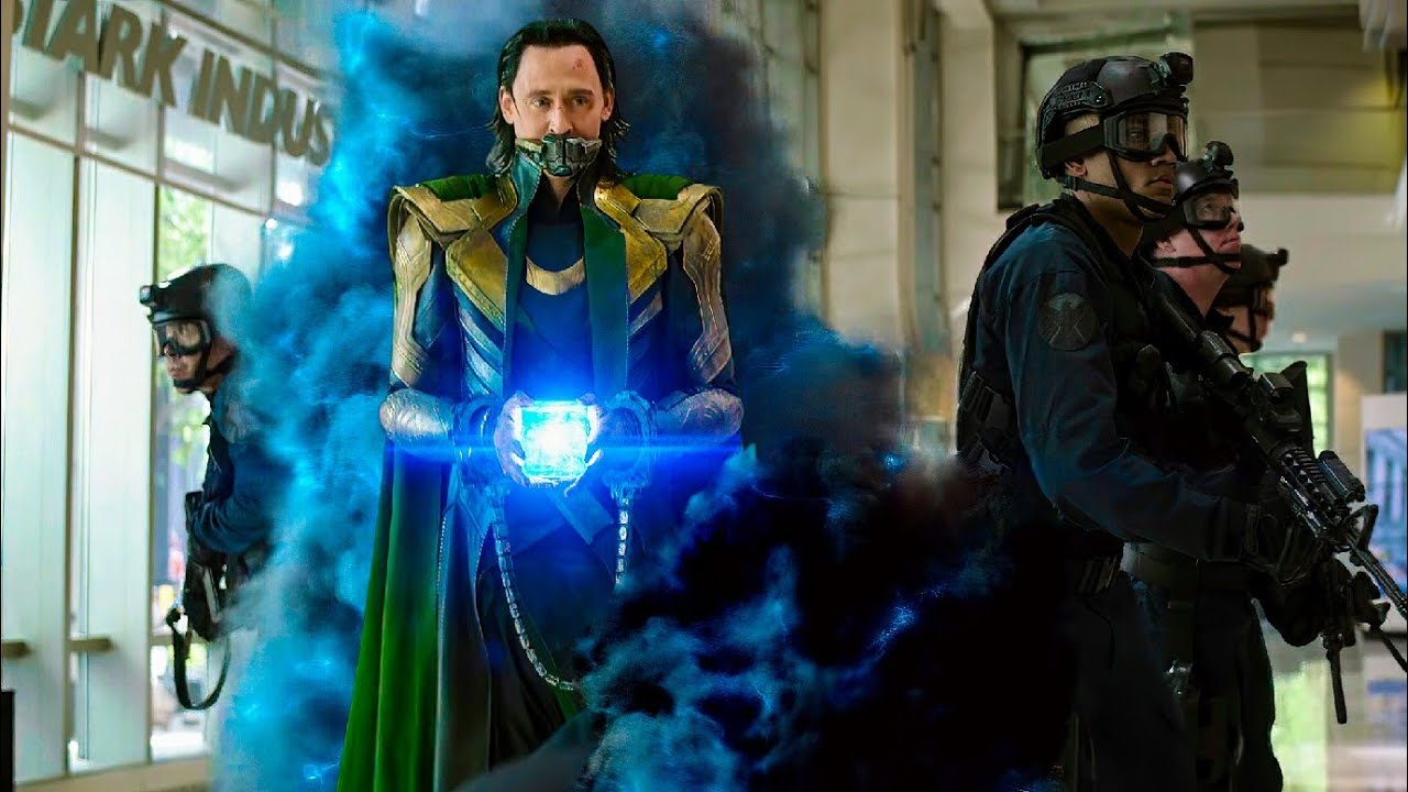 Loki escapes with the Tesseract in Avengers Endgame