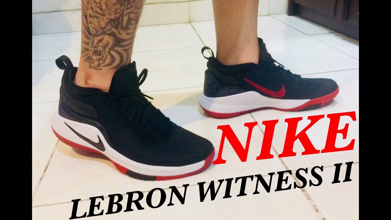 UNBOXING NIKE LEBRON WITNES II - REVIEW 