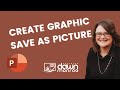 Microsoft PowerPoint Create Social Media Content Graphics
