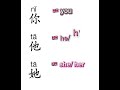 #freemandarinchinese #chineselanguagelearning #quickchinese #learn #chinesecharacter @quickChinese