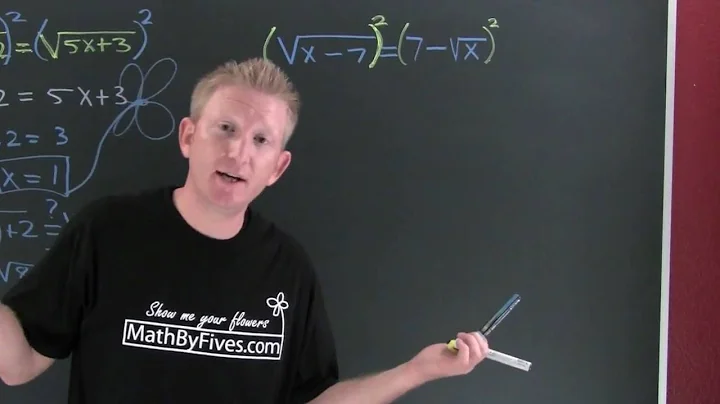 Solve Radical Equations 2