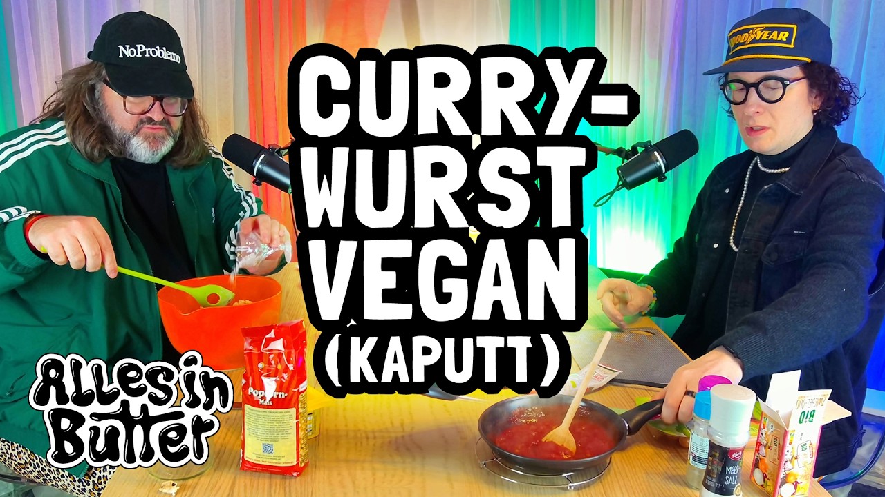 Vegane Currywurst, Zimt & Zucker Popcorn, Kochen & Talks | E3 | Alles in Butter bei Carlo & Pluecke