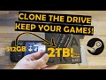 CLONE Steam Deck Drive - 512GB to 2TB Upgrade!