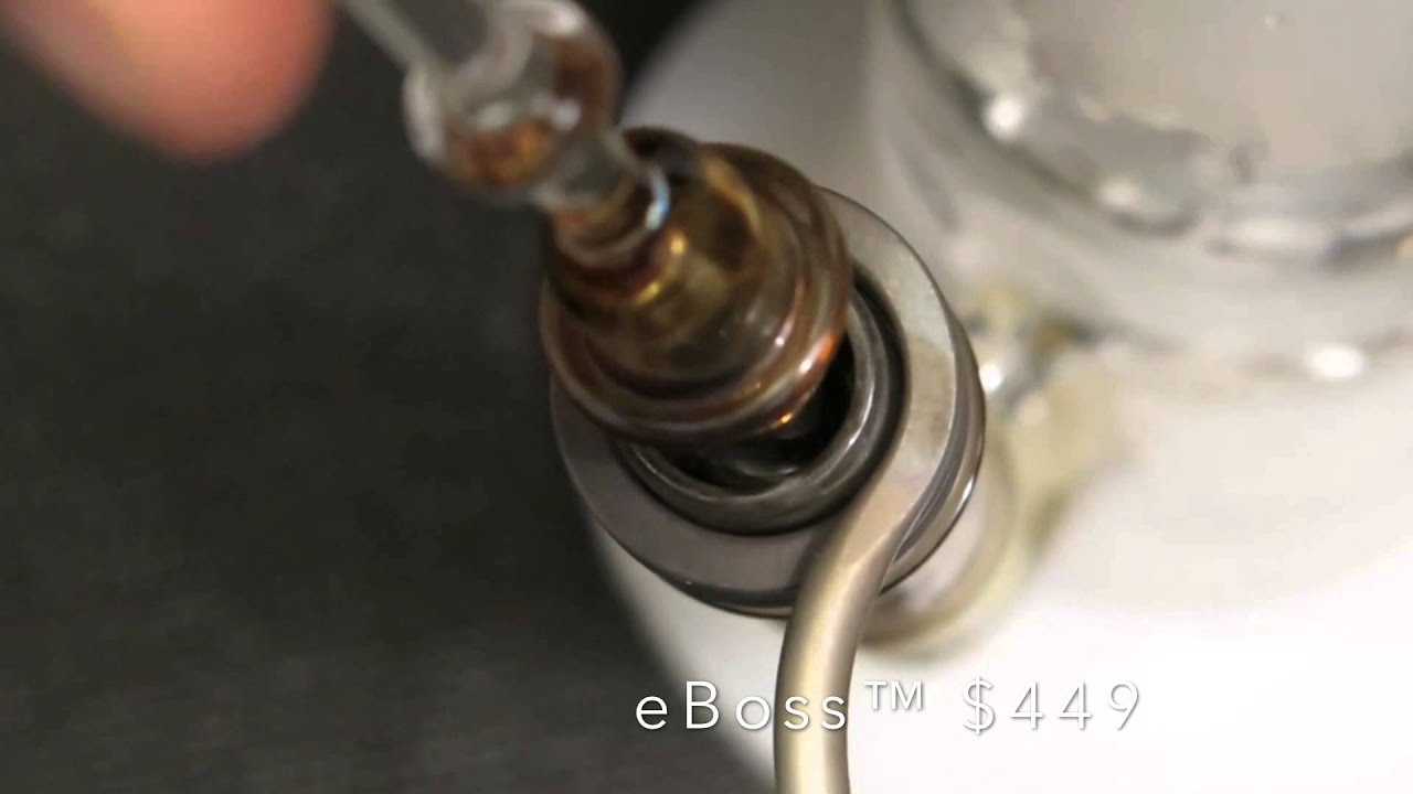 HUGE Half Gram Dab Of Silver Haze Shatter Dabbed On eBoss™ Quartz Electronic Nail! Kit Just $449