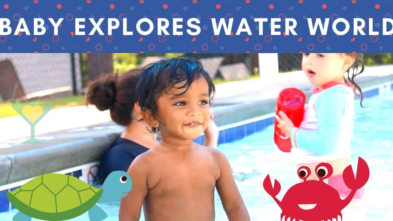 Baby Fun in Swimming Pool & Splash Pad | ZemHouse Indian Vlogs - YouTube