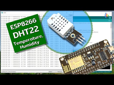 ESP8266 DHT22 Temperature,