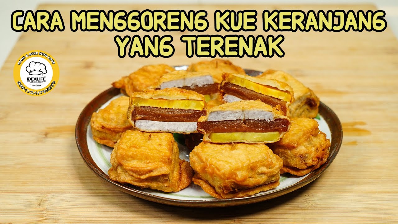 CARA MENGGORENG KUE KERANJANG / DODOL CINA YANG TERENAK