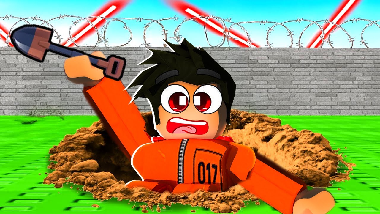 YERİ KAZARAK HAPİSHANEDEN KAÇMAYA ÇALIŞTIM 🤣 Roblox dig to escape