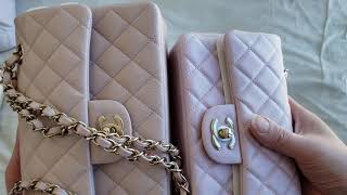 Chanel 21S IRIDESCENT Pink COMPARISONS with 20A Lilac , 21C Rose