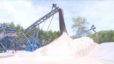 Cát nhân tạo - giải pháp thay thế cát tự nhiên