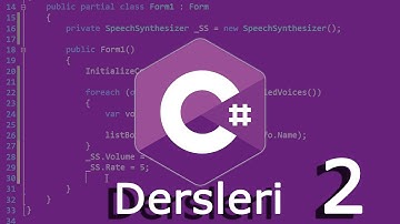 Visual Studio C# Dersleri 2 - Değişken Türleri ve Veri Tipleri - C# Console Eğitimi