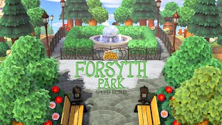 Turning My Entrance Into Forsyth Park (Savannah, GA) // Animal Crossing New Horizons Speed Build