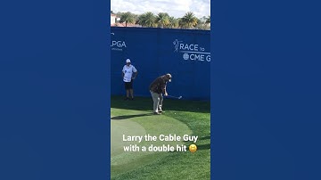 Thumbnail of Larry the Cable Guy with a double hit 😆 #diamondresortsinvitational