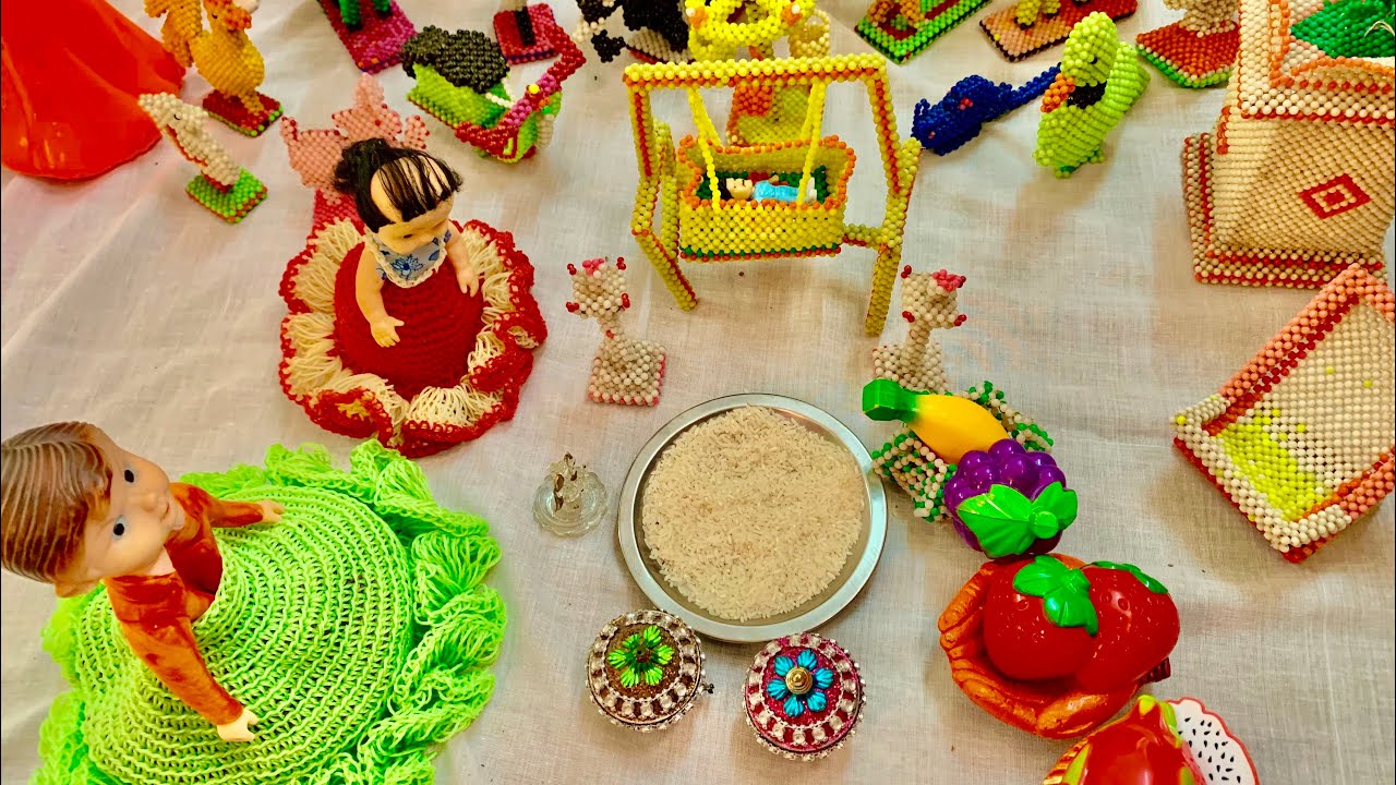 Barasala Function || Naming Ceremony|| Uyyala Function ||బొమ్మల బారసాల ...