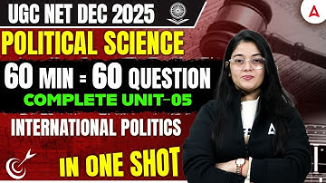 UGC NET Political Science Unit 5 | UGC NET Political Science  By Jaya Ma