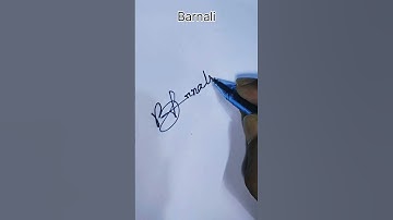 Sign your signature #Barnali @writing Skill