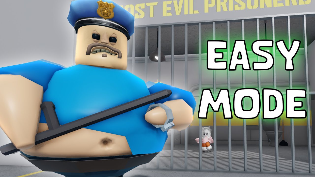 BARRYS PRISON RUN FIRST PERSON OBBY - EASY MODE Roblox Gameplay ...