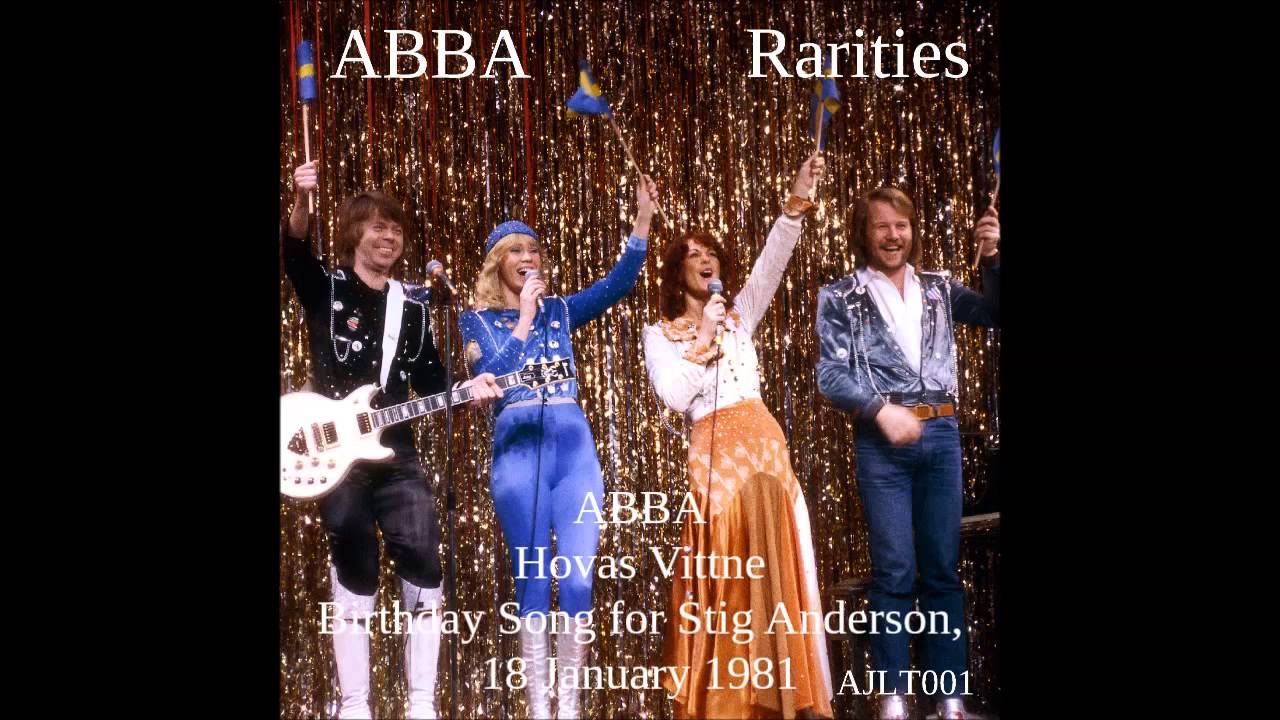 ABBA Hovas Vittne - Birthday Song for Stig Anderson, 18 January 1981 [AJLT001]