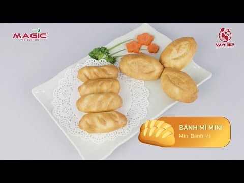 Video Món Bánh mì Mini bằng Nồi chiên không dầu Magic Eco... - youtube