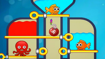 Save fish game - pull the pin rescue fishdom android, ios gameplay Part 168