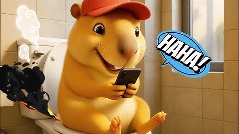 Capybara Làm Rơi điện Thoại Xuống Bồn Cầu🌿✨