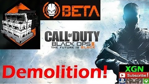 COD Black Ops 3 Beta Demolition mode on Hunted map!