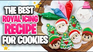 Easy Royal Icing Recipe For Cookie Decorating - Lots Of Tips