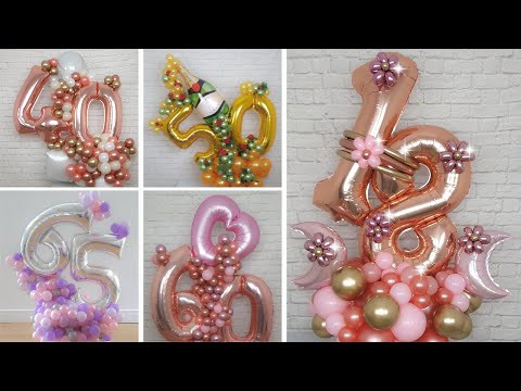BEST DIY Balloon Number Decorations for Beginners 🎈
