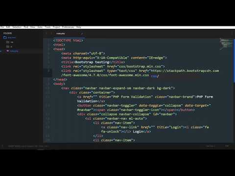 PHP,Mysql,Bootstrap,Form validation 4