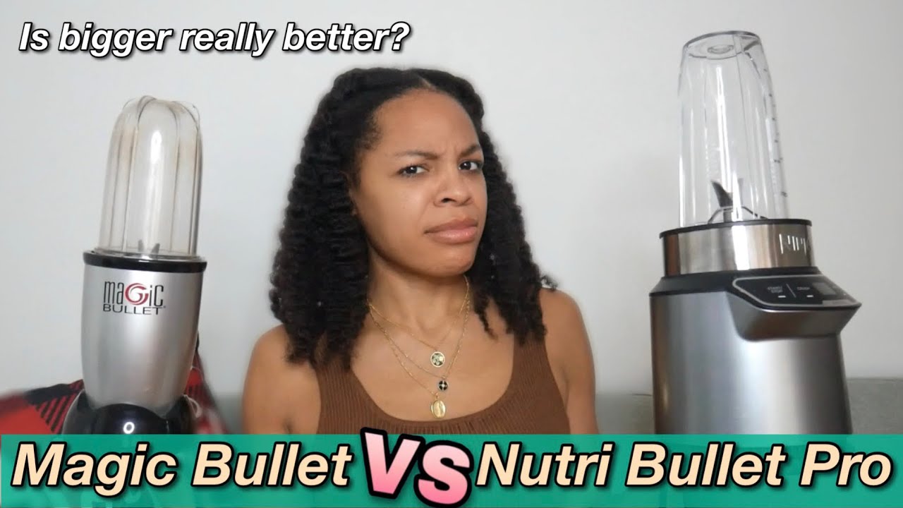 Ninja Nutri Ninja Pro vs Magic Bullet Blender MBR-1101 Side-by-Side Blender  Comparison 