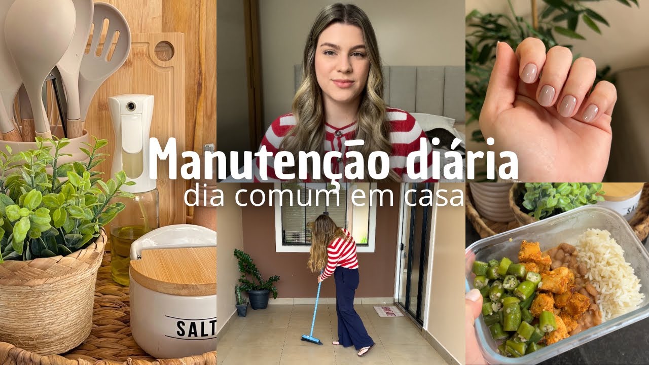 ROTINA DIÁRIA DE MANUTENÇÃO | vida real + autocuidado + exercício 