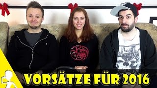 Unsere Vorsätze für 2016 ❊ Our Resolutions for 2016 | Germans Rant /w Melle Athalee und VlogDave