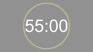 55 MINUTE - 4K - COUNTDOWN IN REVERSE - 3300 SECOND TIMER -