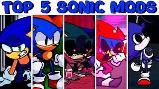 Top 5 Sonic Mods #7 - Friday Night Funkin&#39;