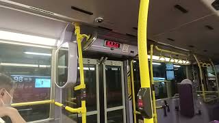 CTB E 8257 RP7795@690落車門開關過程及景林邨景榕樓，將軍澳游泳池，頌明苑報站