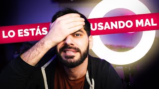 Iluminación Profesional Con Aro De Luz Gadnic? Mirar Antes De Comprar Setup Stream Tiktok Youtube