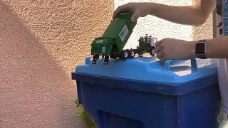 My Waste Management Heil Python Unloading