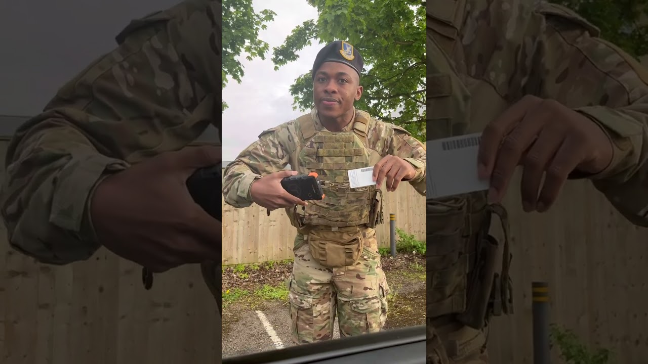 When people don’t turn their military ID around for you to scan it.