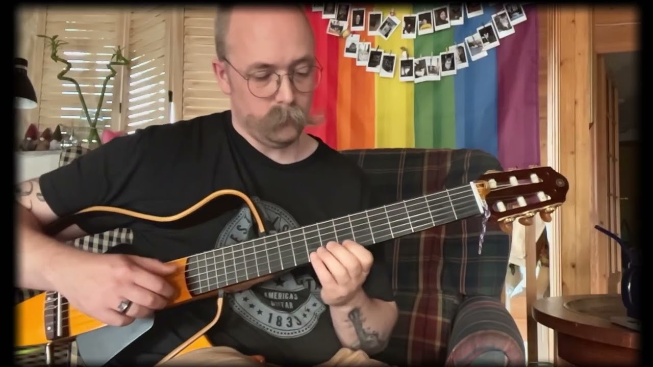 Telephone line solo fingerstyle guitar cover