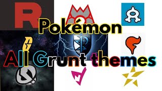 ALL EPIC  POKÉMON Villain Team Grunt themes