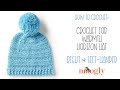 How to Crochet: Crochet for Warmth Horizon Hat (Left Handed)