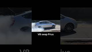 V8 burnout Prius #burnout #v8 #lsswap #v8swap #prius #toyotaprius #cammed #shorts #viral #fyp