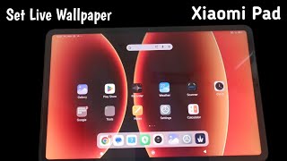 How to Set Live Wallpaper On Redmi/Poco/Xiaomi Pad ! Tablet me Live wallpaper kaise lagaye screenshot 5