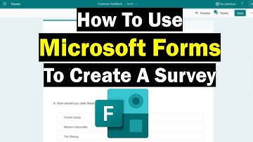 How To Use Microsoft Forms To Create A Survey (Complete Beginner