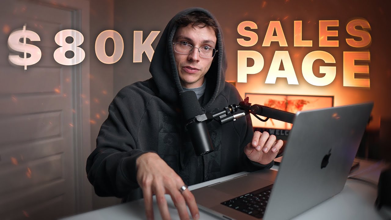 How I made $80,000 from ONE sales page... (steal my template)