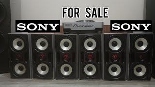 PRICE 5000 1 pair (9310741161) SONY SS - AZ7D BOOK SHELF SPEAKERS