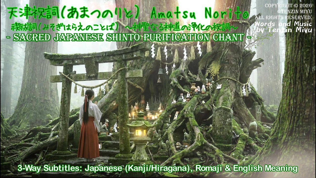 Amatsu Norito - Sacred Japanese SHINTO Purification Chant | 天津